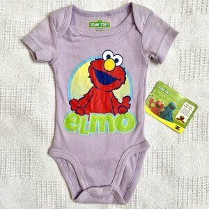 2011 sesame Street Elmo Infant Romper Body Suit Newborn 0-3 Month Creeper NWT